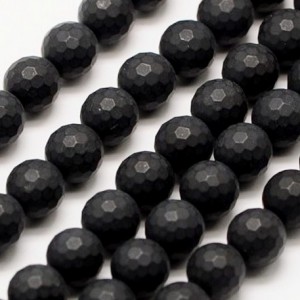 Fasetiran Crni Jaspis 6 mm