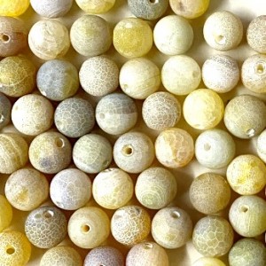 Mat Crab Agate 10 mm