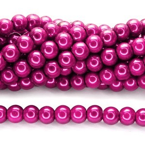 Stakleni biser 12 mm Flamingo Pink