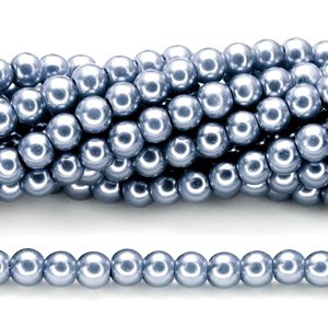 Stakleni biser 12 mm Cornflower