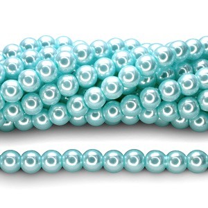 Stakleni biser 12 mm Aqua Blue