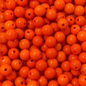 Akrilna perla 10 mm Spicy Orange