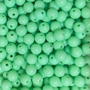 Akrilna perla 10 mm Pastel Green