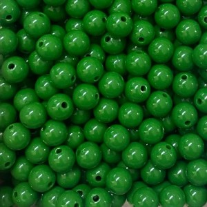 Akrilna perla 10 mm Dark Green
