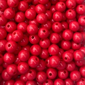 Akrilna perla 10 mm Bright Red