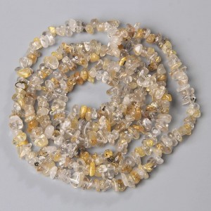 Chips Gold Rutile Quartz