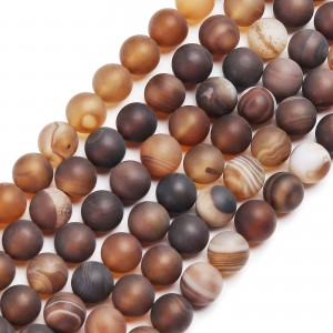Striped Agate Frosted