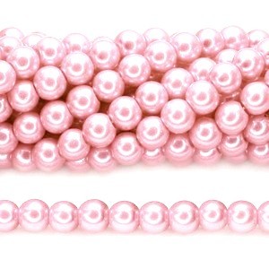 Stakleni biser 14 mm Light Pink