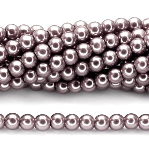 Stakleni biser 14 mm Rosy