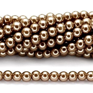 Stakleni biser 14 mm Antique Bronze