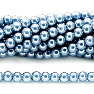 Stakleni biser 14 mm Light Blue