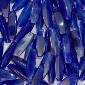 Lapis lazuli imitacija akrilna perla 28x9 mm