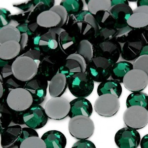 Flat Back Chaton Emerald