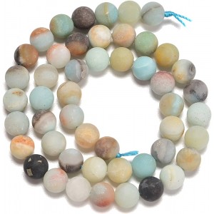 Flower Amazonite Mat 6 mm