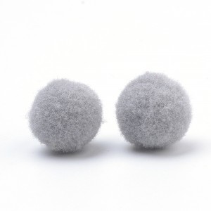 Pom Pom Silver 10 mm