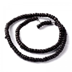 Kokos Disk Perla Black 5 mm