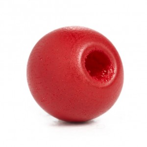 Drvena perla 12 mm Crvena