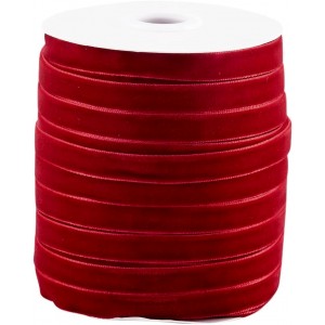 Pliš traka Red 10 mm