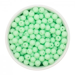 Akrilna perla 8 mm Pale Green
