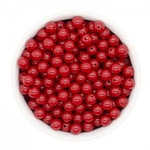 Akrila perla 8 mm Red