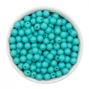 Akrilna perla 8 mm Sea Green