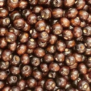 Drvena perla 8 mm Svetlo Braon