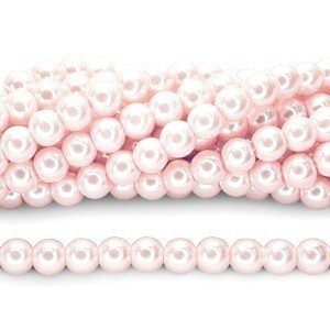 Stakleni biser  12 mm Blush Rose