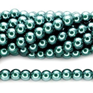Stakleni biser  12 mm Aquamarine
