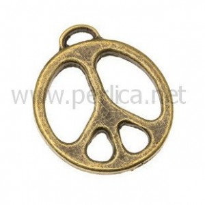 Bronzani metalni privezak 22x18 mm