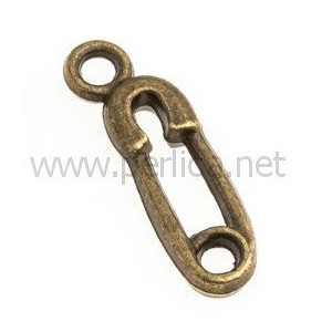 Bronzani metalni privezak 18x6 mm