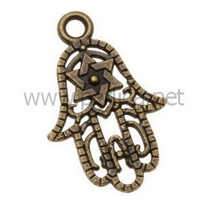 Bronzani metalni privezak 25x15 mm