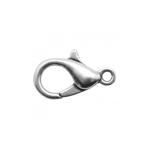 Kopca Karabinjer 14 mm Srebrna