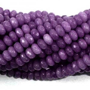 Zad rondele 6x4 mm Violete