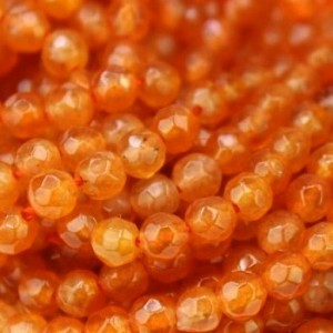 Jade fasetiran 6 mm Orange