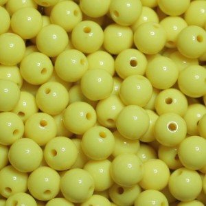 Akrilna perla 10 mm Light Yellow