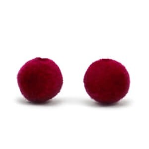 Plisana perla 12 mm Bordo